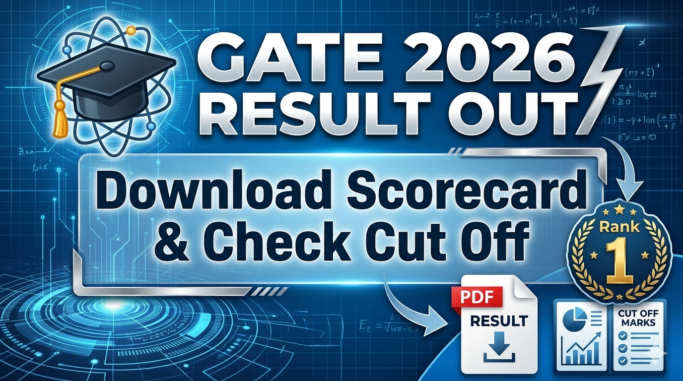 GATE 2026 Result Scorecard Cut Off Marks Download IISc